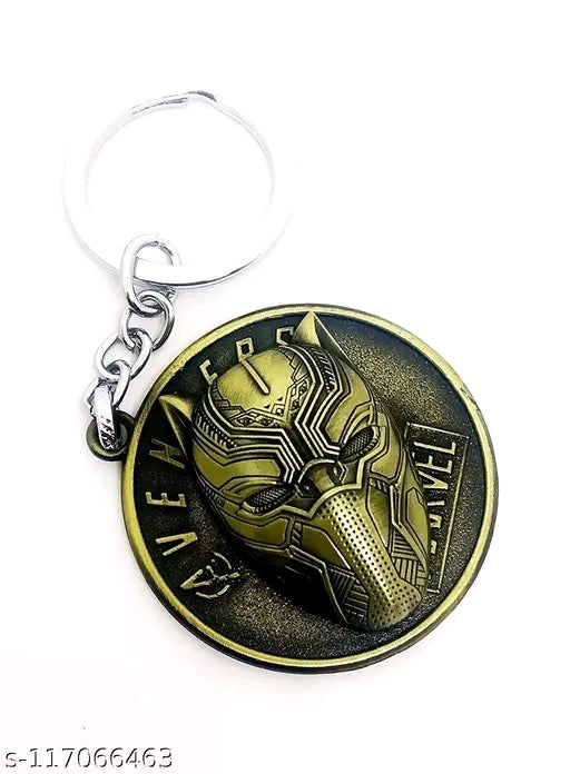 Black Panther metal Keychain